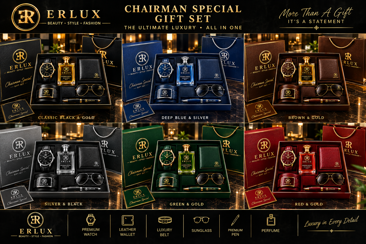 ERLUX Chairman Special Gift Sets Collection