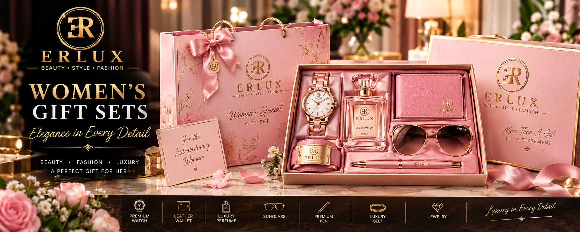 ERLUX Women's Gift Set — Elegance & Style