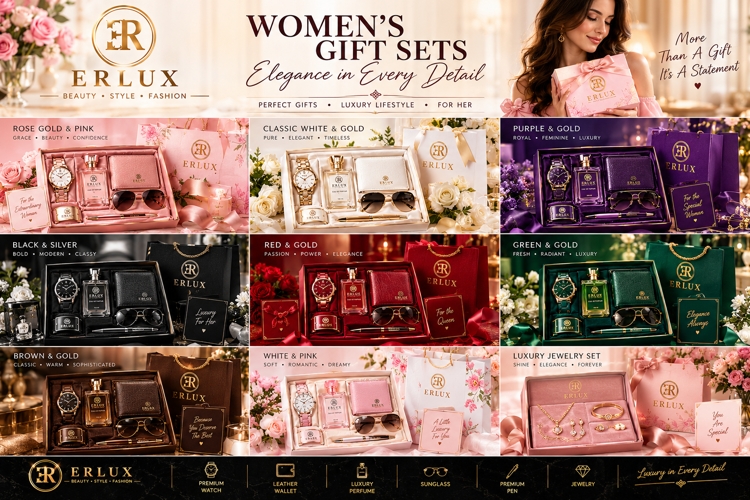 ERLUX Women's Gift Sets Collection